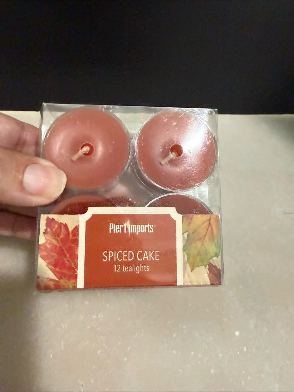 Pier 1 Lot of 11 Spiced Cake Tea Light Candles